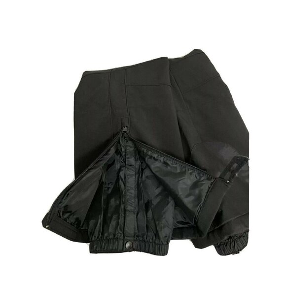 Vintage Killtec Black Insulated Waterproof Ski Snow Pants US 8 Suspender Stretch - Picture 9 of 12